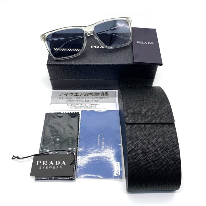 PRADA プラダ サングラス OPR 01ZSF ブラック グレー クリア イタリア製 Size 59□15 U43-0A9 140 福生店