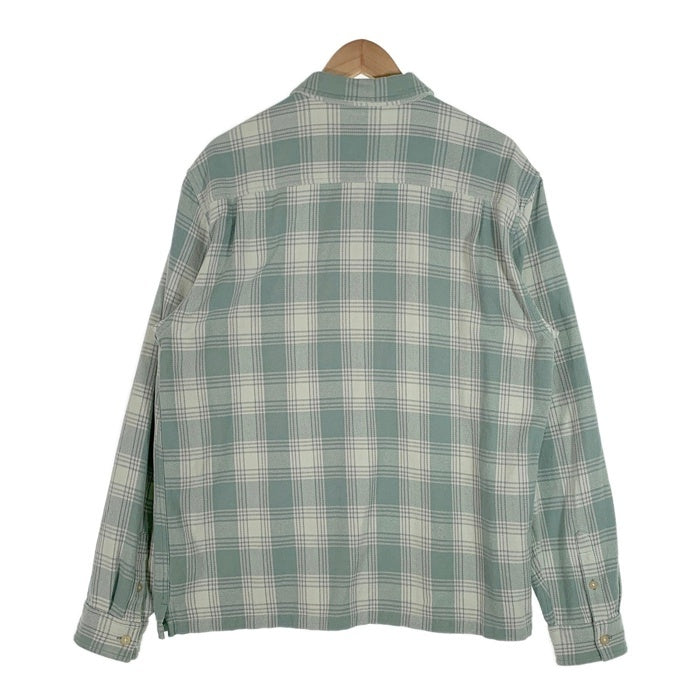 STUSSY ステューシー チェック フランネルシャツ グリーン インド製 Size L 福生店