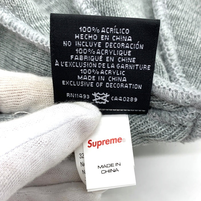 SUPREME シュプリーム NEW ERA ニューエラ 23AW Box Logo Beanie ボックスロゴ ビーニー グレー 福生店