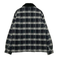 SUPREME シュプリーム 21AW  Faux Fur Collar Flannel Shirt  ファーカラー チェック フランネルシャツ ブラック Size M 瑞穂店