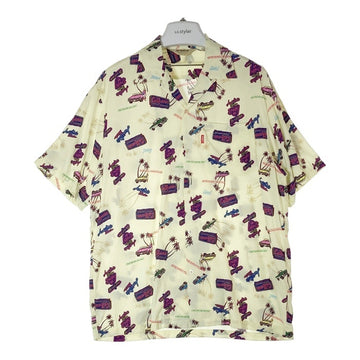AVIREX アヴィレックス AVIATOR'S DINER ALOHA アロハシャツ クリーム sizeM 瑞穂店
