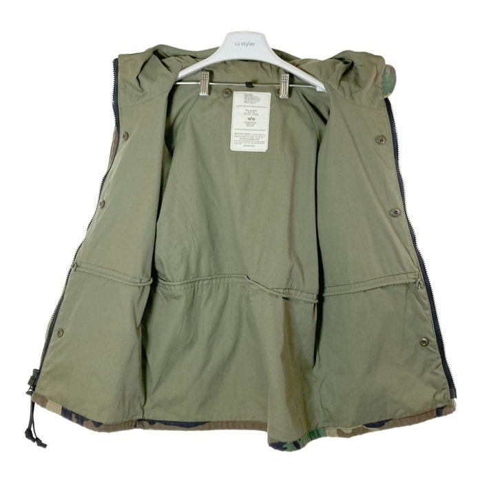 ALPHA INDUSTRIES アルファインダストリーズ USA製 ECWCSパーカー ウッドランド グリーン sizeS-R 瑞穂店