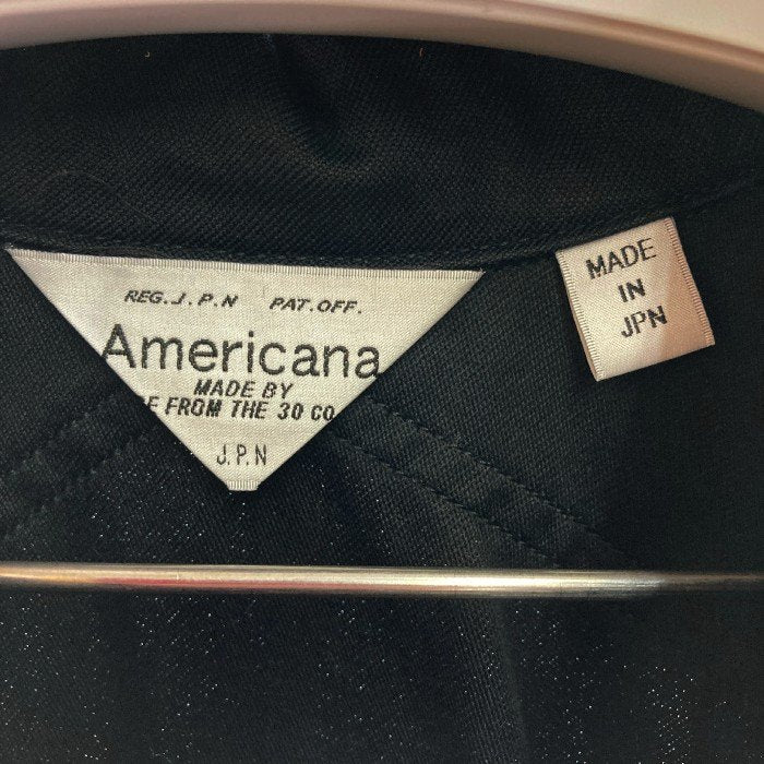 AMERICANA アメリカーナ シャツ ワンピース ブラック size- 瑞穂店