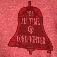 CORE FIGHTER コアファイター 霜降り 染み込みプリント Tシャツ レッド サンプル 2 Size M 相当 福生店