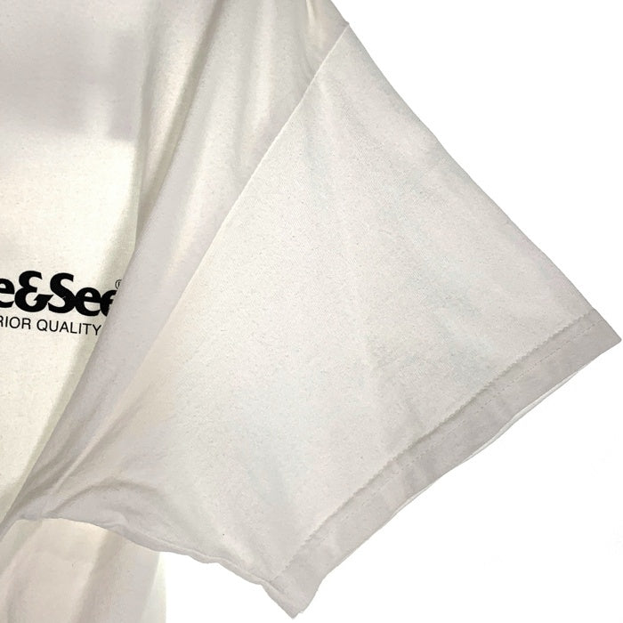 HIDE AND SEEK ハイドアンドシーク chemical conbination 30th S/S Tee 半袖 Tシャツ ホワイト H30th-060025 Size L 福生店