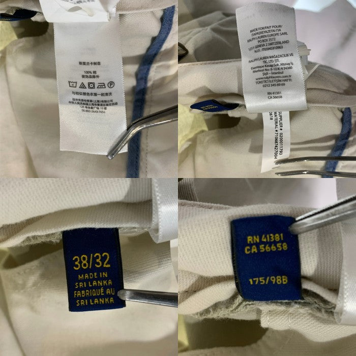POLO RALPH LAUREN ポロ ラルフローレン THE POLO CHINO ザ ポロ チノ ツイル パンツ ベージュ Size 38/32 福生店