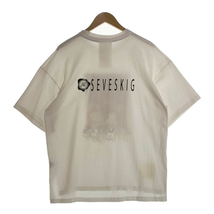 SEVESKIG セウシグ 新世紀エヴァンゲリオン EVANGELION S/SL Tee VER.Main Visual:001 半袖 Tシャツ ホワイト 2024S/S CT-SV-NYS-1006 Size M 福生店