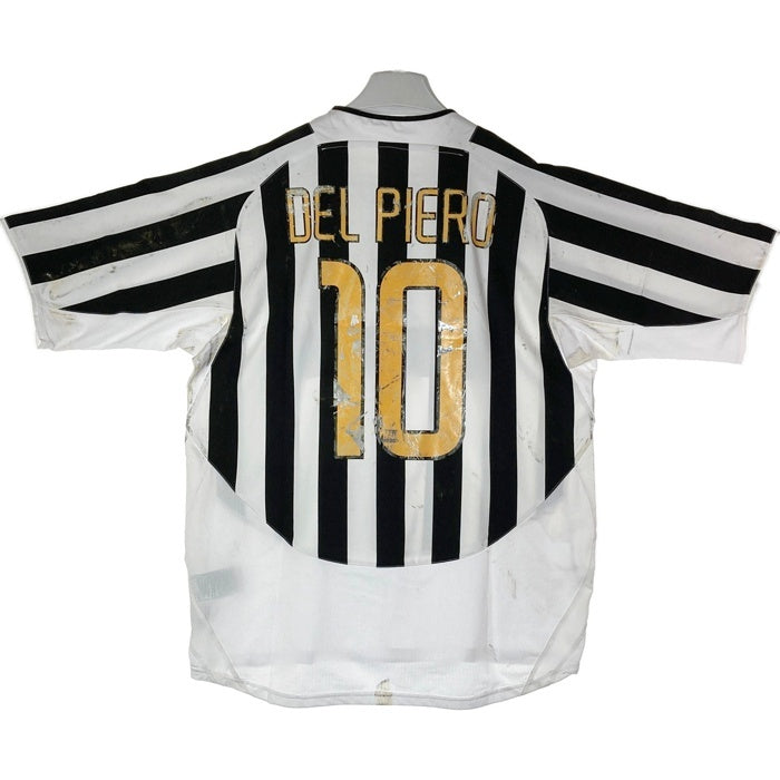 NIKE ナイキ 114321 ユベントス 03/04 ホーム ユニフォーム ＃10 デルピエロ スクデットワッペン付 ホワイト sizeXL 瑞穂店