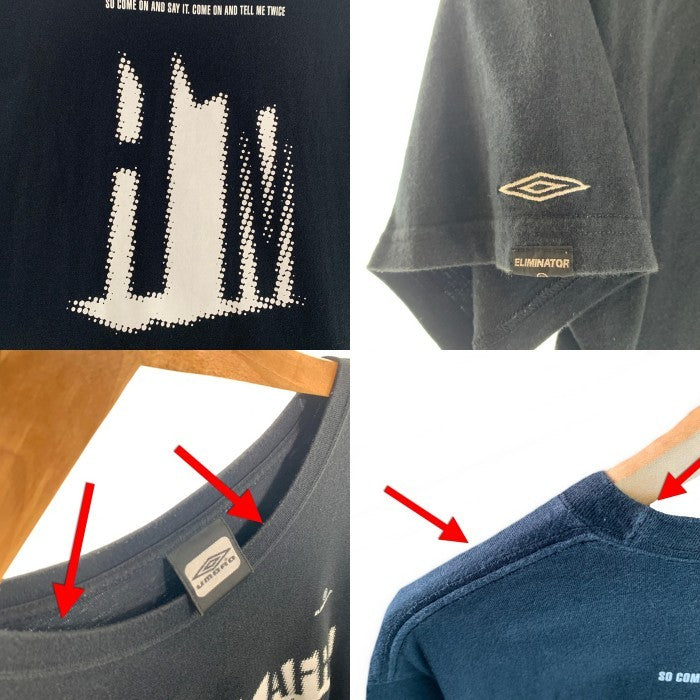 UMBLO アンブロ ELIMINATOR エリミネイター 半袖 Tシャツ ELM5380D ブラック Size O 福生店
