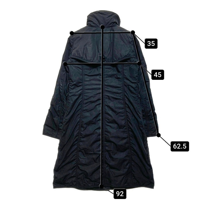 BURBERRY BLACK LABEL バーバリーブラックレーベル ロングダウン ブラック size38 瑞穂店