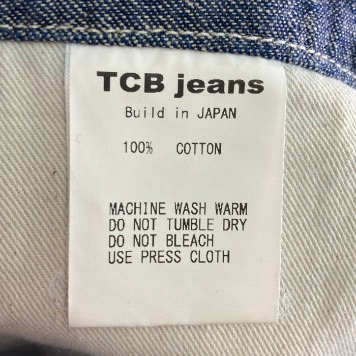 TCB JEANS ティーシービージーンズ BOSS OF THE CAT デニムオーバーオール インディゴ Size 30 瑞穂店