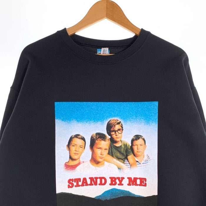 WACKO MARIA ワコマリア STAND BY ME SWEATSHIRT スタンドバイミープリント クルーネックスウェットトレーナー ブラック SBM-WM-SS01 Size L 福生店