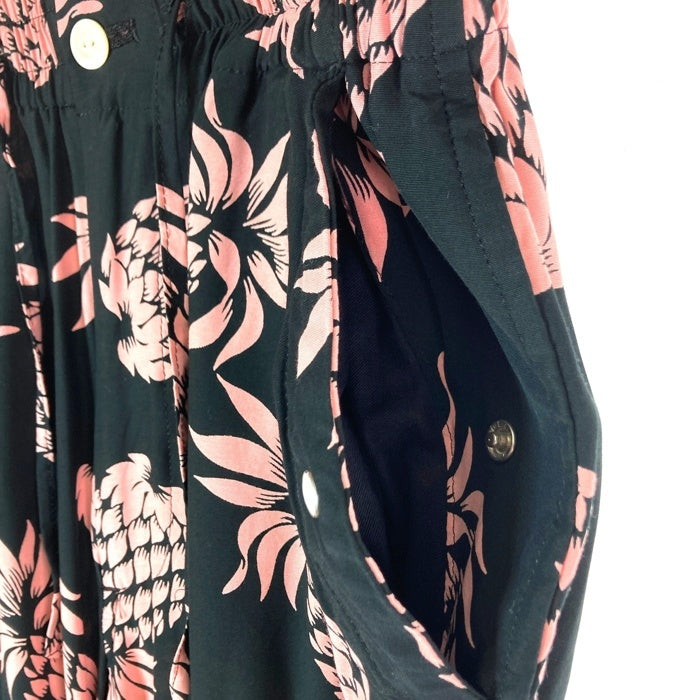 Needles ニードルズ EJ180 RAYON SATEEN PINEAPPLE EASY WESTERN PANT レーヨン パイナップル柄 イージー ウエスタンパンツ ブラック sizeM 瑞穂店