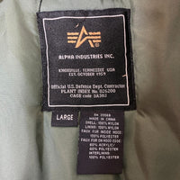 ALPHA INDUSTRIES アルファインダストリーズ N-3B フライトジャケット オリーブ sizeL 瑞穂店