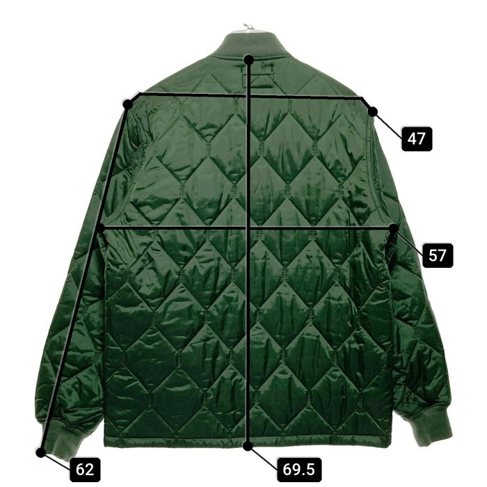 BRIXTON ブリクストン キルティング フルジップジャケット グリーン sizeM 瑞穂店