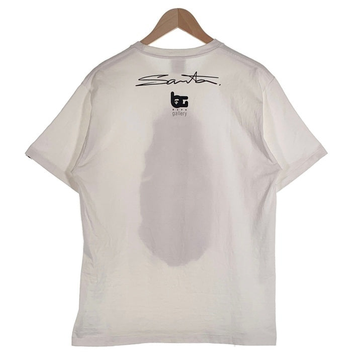 A BATHING APE ア ベイシング エイプ 井上三太 BAPE GALLERY ART Tee 半袖 プリント Tシャツ ホワイト 001TEK731930C Size L 福生店