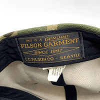 FILSON フィルソン カモフラージュ ロガーキャップ ダック地 福生店