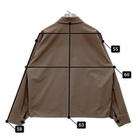 B-MING BEAMS ビームス 19S-BB005 ジップアップジャケット グレージュ SizeS 瑞穂店