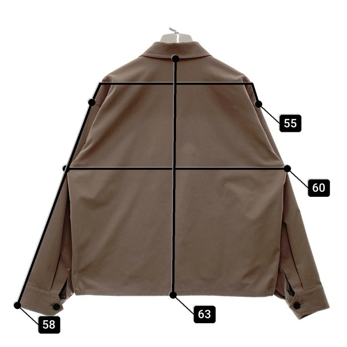 B-MING BEAMS ビームス 19S-BB005 ジップアップジャケット グレージュ SizeS 瑞穂店