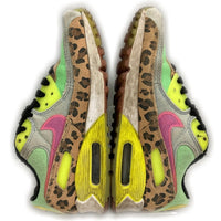 NIKE ナイキ AIR MAX 90LX Denim Leopard Print スニーカー ライムグリーン CW3499-300 Size23.5cm 瑞穂店