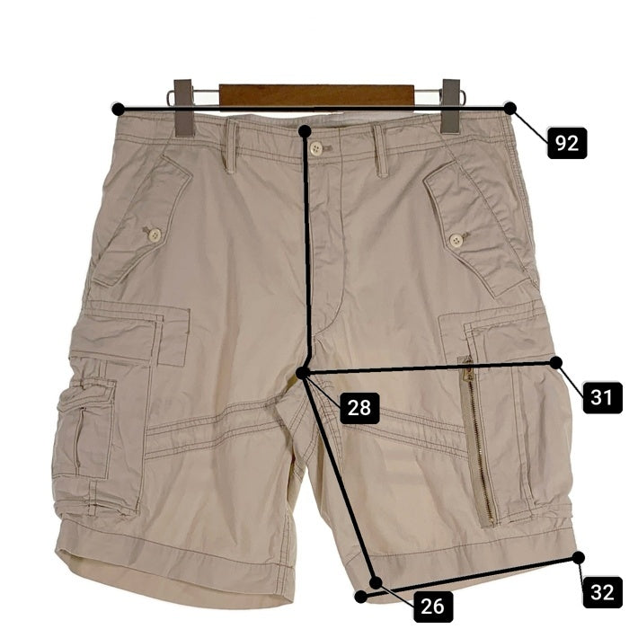 Polo by Ralph Lauren ポロラルフローレン カーゴショーツ ショートパンツ アイボリー Size 36 福生店