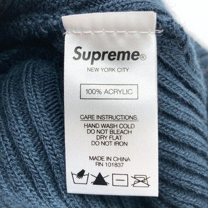 SUPREME シュプリーム Small Box Logo Beanie スモールボックスロゴ リブビーニー キャップ ネイビー アクリル 瑞穂店