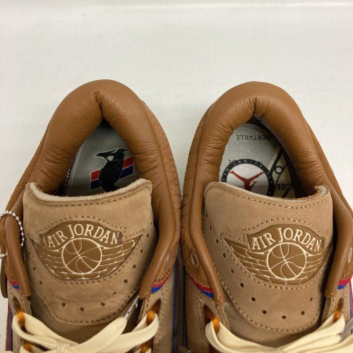 NIKE ナイキ スニーカー DV7129-222 ×TWO18 AIR JORDAN 2 RETRO LOW SP ROCKY TAN  ツーエイティーン エアジョーダン2 レトロ ロッキータン ブラウン size28cm 瑞穂店