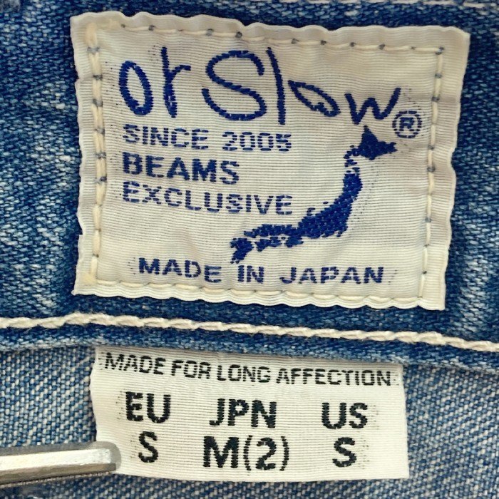 orSlow オアスロウ ペインターパンツ ペイント加工 インディゴ sizeM 瑞穂店