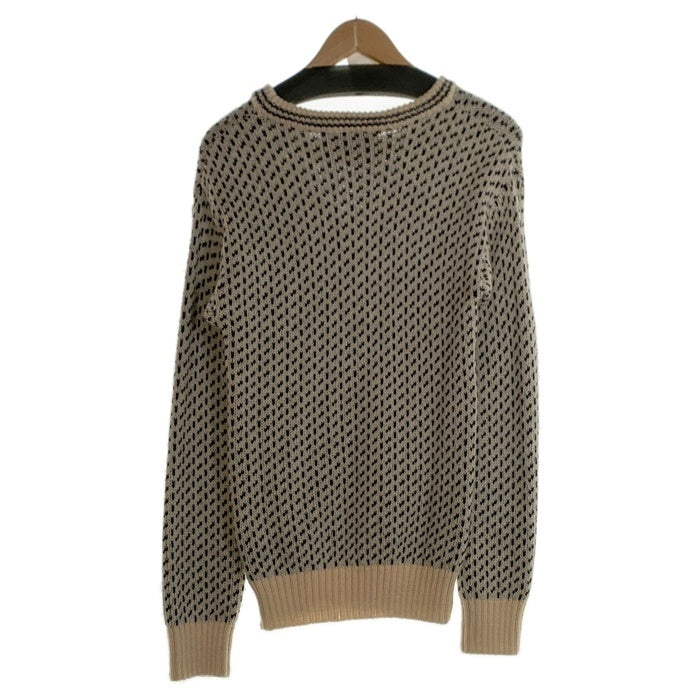 Niffi THE NAUTICAL RANGE ニッフィ ザ ノーティカル レンジ DOVER CREW NECK SWEATER バーズアイ ニット セーター ナチュラル イギリス製 Size S 福生店