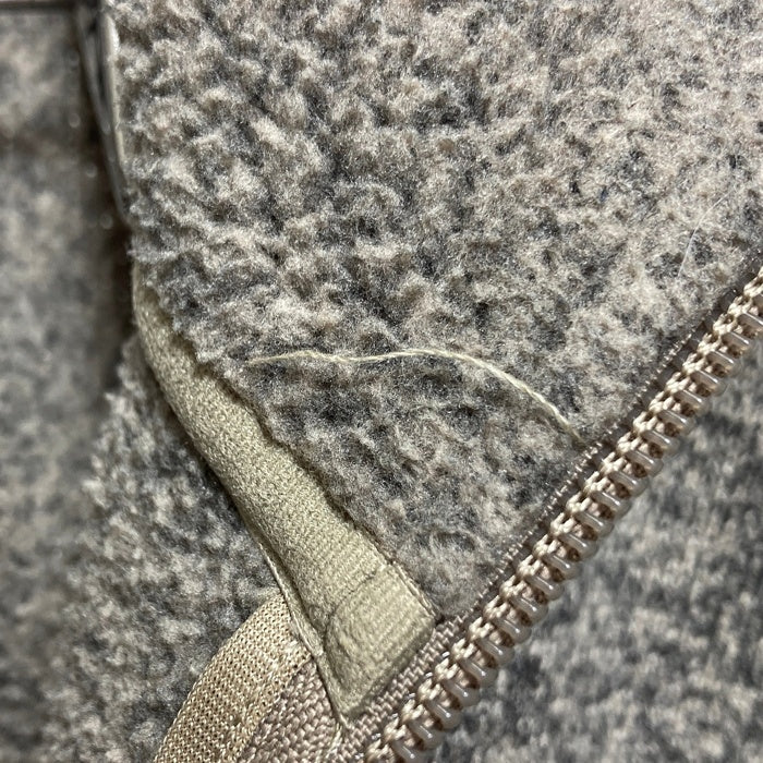 THE NORTH FACE ノースフェイス ハーフジップ プルオーバー トップ ニット 内フリース グレー Size M 瑞穂店