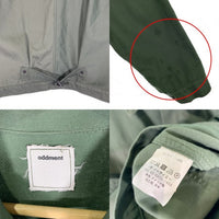 oddment オッドメント リメイク コットン ワークジャケット オリーブ 米軍バッグ生地 Tバック Size XL 相当 福生店