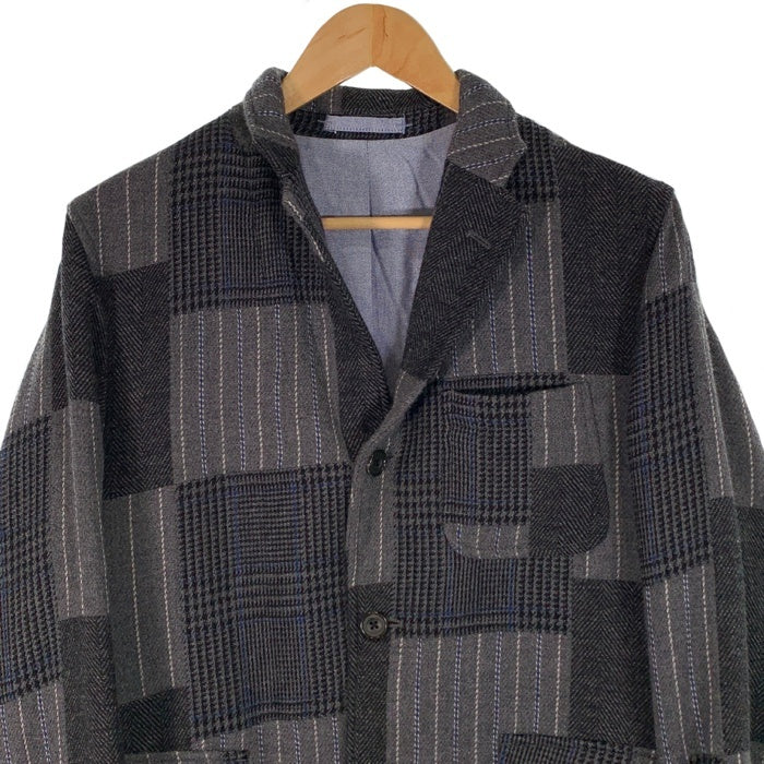 BEAMS+ ビームスプラス ウール ナイロン 3B テーラードジャケット グレー 19F-BP020 Size M 福生店