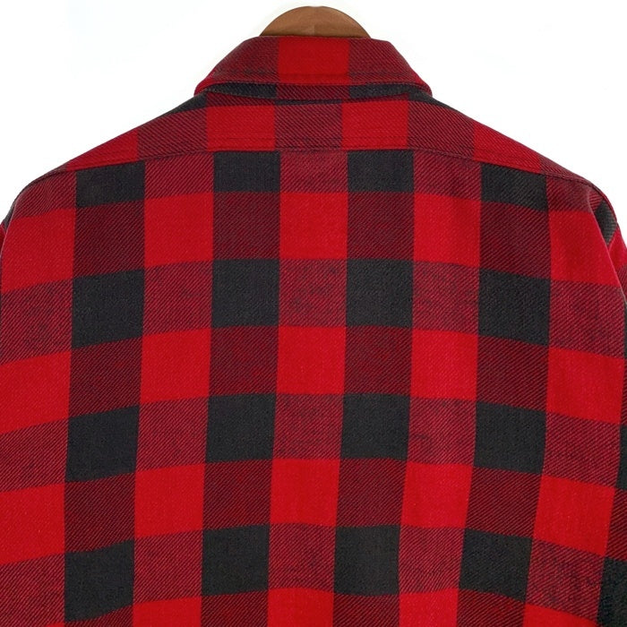 80's Mr.Leggs ミスターレッグス 長袖 バッファローチェック シャツ レッド グレー Size L(16 16 1/2) 福生店