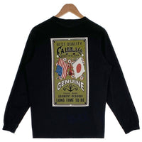 CALEE キャリー コットン ロンT ロングスリーブ 長袖 Tシャツ ブラック Size M 福生店