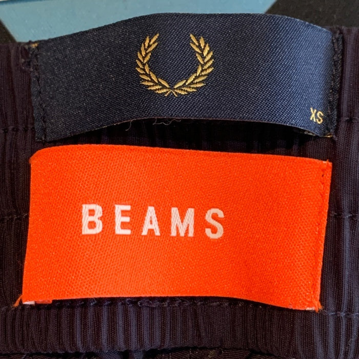 FREDPERRY フレッドペリー BEAMS ビームス ナイロン トラックパンツ ネイビー ホワイト Size XS 福生店