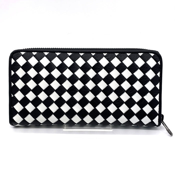 CAPTAINS HELM キャプテンズヘルム JAM HOME MADE ジャムホームメイド CHECKER LONG WALLET チェッカーロングウォレット 長財布 ブラック ホワイト 福生店