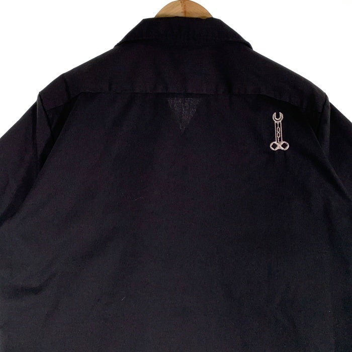 00`s DICKIES ディッキーズ TOOL 半袖 ワークシャツ ブラック Size L 福生店