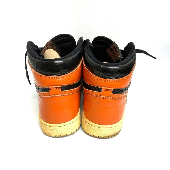 NIKE ナイキ 555088-028 Air Jordan 1 High Shattered Backboard 3.0 エアジョーダン1ハイ オレンジ size26.5cm 瑞穂店