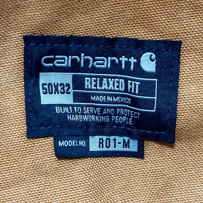 Carhartt カーハート ダック地 ダブルニーオーバーオール ブラウン R01-M Size 50×32 瑞穂店