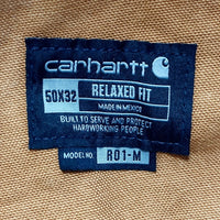 Carhartt カーハート ダック地 ダブルニーオーバーオール ブラウン R01-M Size 50×32 瑞穂店