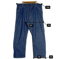 70's 80's BIG SMITH ビッグスミス ペインター デニム パンツ ライトブルー Size 40 × 29 福生店