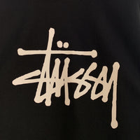 STUSSY ステューシー ロゴプリント プルオーバースウェットパーカー ブラック Z4000SAS Size M 福生店