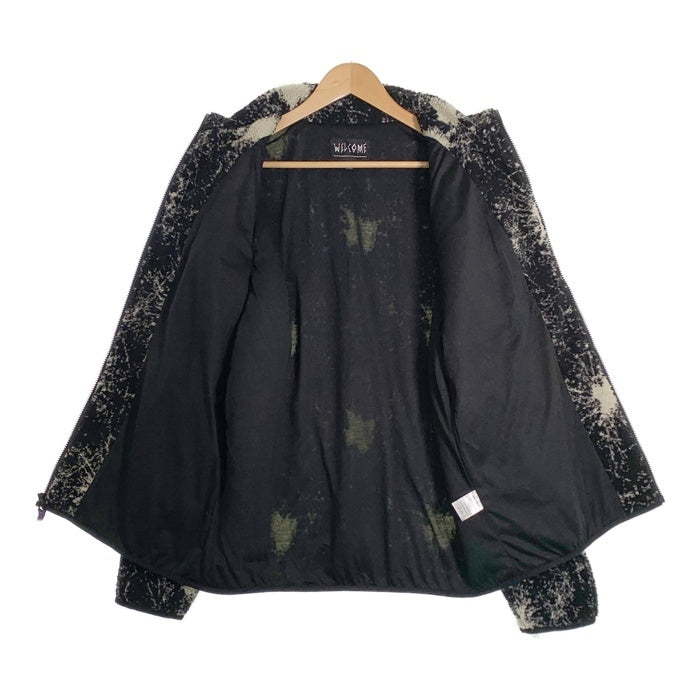 WELCOME SKATEBOARDS ウェルカムスケートボード Shattar Full-Zip Sherpa Fleece ボアフリースジャケット ジップアップ ブラック Size L 福生店