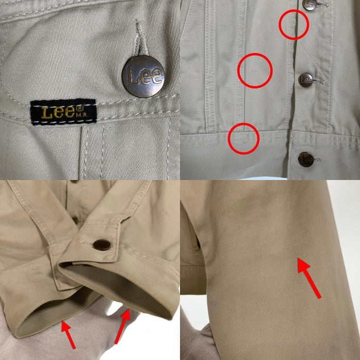 90`s Lee リー WESTERNER JACKET ウエスターナー トラッカージャケット アイボリー 0424 日本製 Size M 福生店