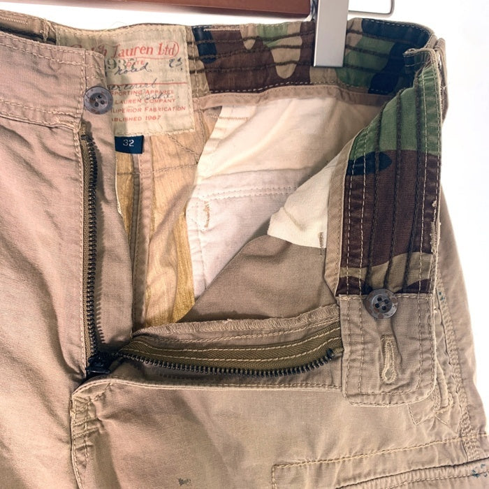 90's Ralph Lauren ラルフローレン ワッペン カーゴ ショーツ ハーフ