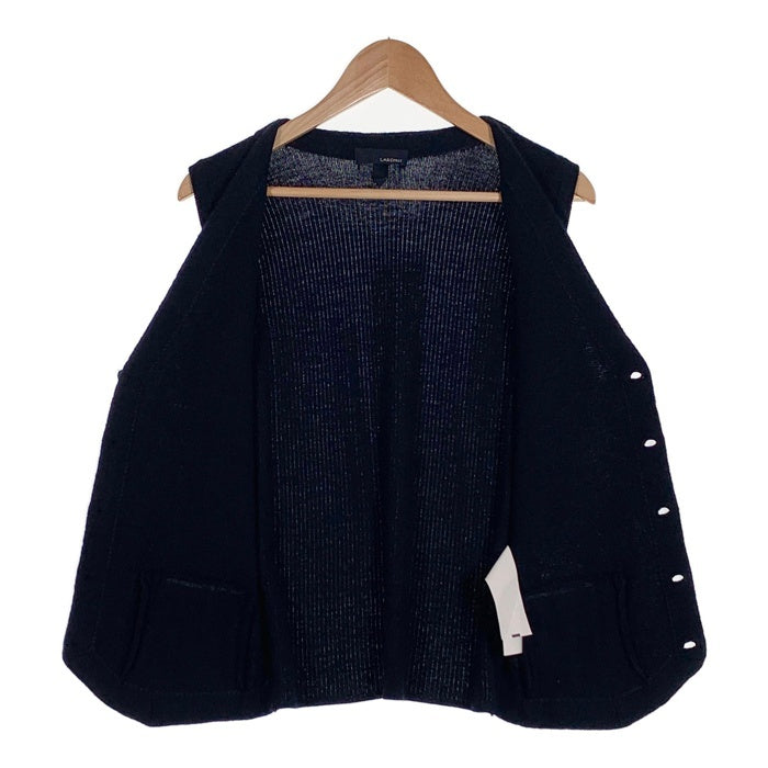LARDINI ラルディーニ ウール ニット ベスト ネイビー JLLGSM25 Size 48 福生店