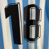 SUPREME シュプリーム 18SS PLAYBOY プレイボーイ Soccer Jersey サッカージャージー ゲームシャツ ホワイト ライトブルー Size M 福生店