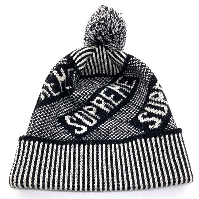 Supreme シュプリーム 21FW Banner Beanie バナー ビーニー ニット帽 ブラック 瑞穂店