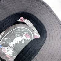 CHALLENGER チャレンジャー BROSH HOSOI BUCKET HAT コットン プリント バケットハット ブラック Size L (約60cm) 福生店
