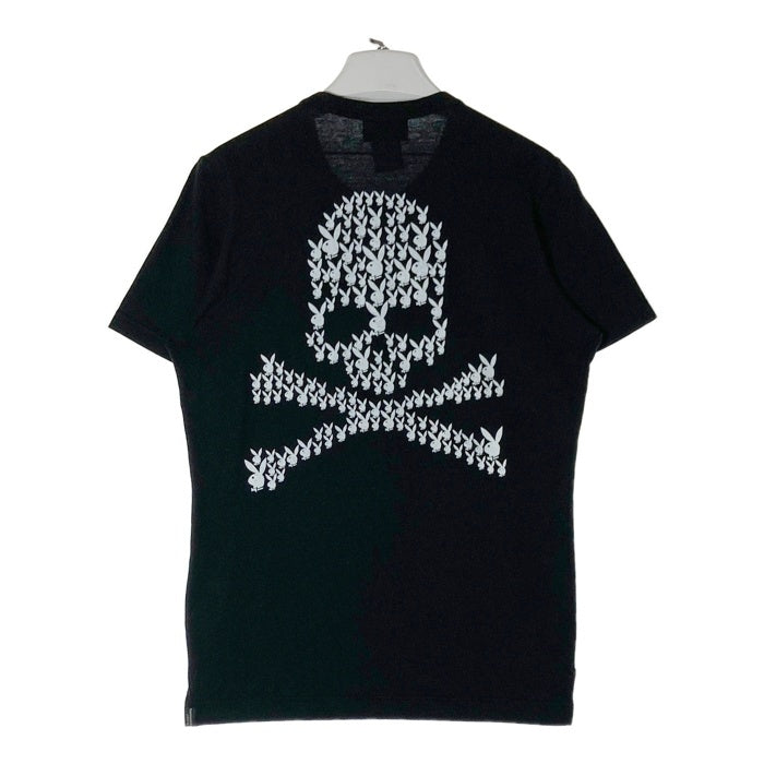 PLAYBOY プレイボーイ×THEATER8 シアターエイト×mastermind マスターマインド トリプルコラボTシャツ ブラック sizeS 瑞穂店